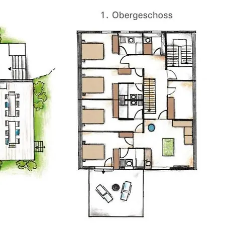 度假居 Freistehendes Renkenmuehle Naeher Kann Man Am Wasser Nicht Wohnen Eberbach (Hohenlohe)
